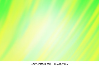 Light Green, Yellow vector abstract bright template. Colorful abstract illustration with gradient. Blurred design for your web site.