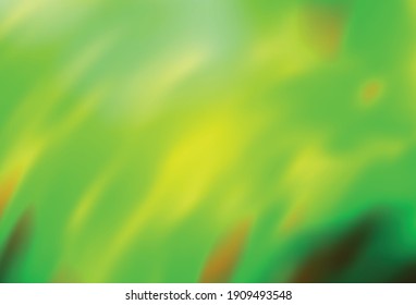 Light Green, Yellow vector abstract blurred background. Abstract colorful illustration with gradient. Elegant background for a brand book.