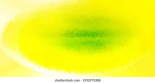Plantilla de triángulo abstracto vectorial verde claro y amarillo. Nueva ilustración colorida con formas de triángulos degradados. Fondo de escritorio para tus aplicaciones web.