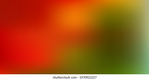 Light green, yellow vector abstract blur backdrop. Colorful gradient abstract illustration in blur style. Modern design for your apps.