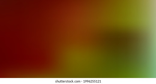 Light green, yellow vector abstract blur drawing. Colorful abstract illustration with blur gradient. Smart pattern for websites.
