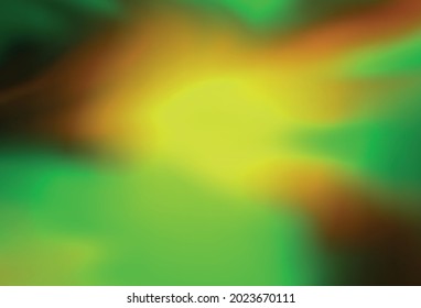 Light Green, Yellow vector abstract bright template. Colorful abstract illustration with gradient. Blurred design for your web site.