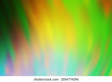 Light Green, Yellow vector abstract blurred background. Modern abstract illustration with gradient. Elegant background for a brand book.