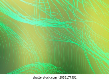Light Green, Yellow vector abstract blurred background. An elegant bright illustration with gradient. Smart design for your work.