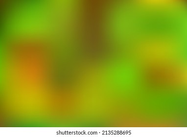 Light Green, Yellow vector abstract template. Creative illustration in halftone style with gradient. Brand new template for your design.