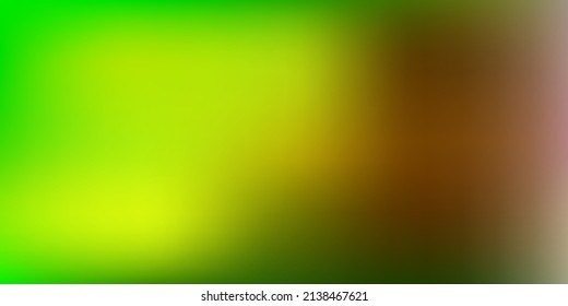 Light green, yellow vector abstract blur template. Modern elegant blur illustration with gradient. Background for mobile phones.