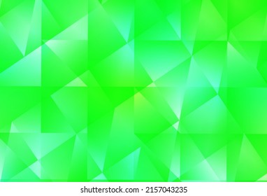 Patrón poligonal abstracto de vector amarillo, verde claro. Ilustración colorida de estilo poligonal con gradiente. Patrón texturizado para sus antecedentes.