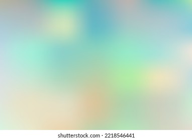 Hellgrüner, gelber, abstrakter, heller Hintergrund. Farbige abstrakte Illustration mit Farbverlauf. Probieren Sie Ihre kreativen Designs aus.