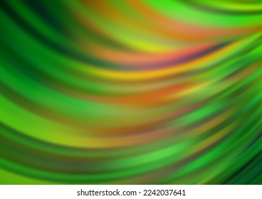 Light Green, Yellow vector abstract blurred pattern. Creative illustration in halftone style with gradient. A new texture for your design.