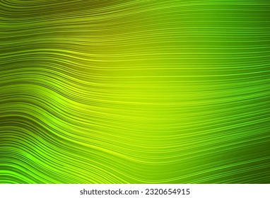 Light Green, Yellow vector abstract layout. Creative illustration in halftone style with gradient. Completely new design for your business.