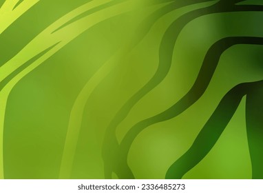 Light Green, Yellow vector abstract blurred background. Creative illustration in halftone style with gradient. New style design for your brand book.
