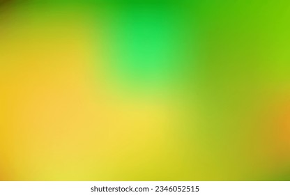 Light green, yellow vector abstract blur texture. Colorful gradient abstract illustration in blur style. Your business gesign.