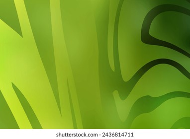Light Green, Yellow vector abstract bright template. A completely new colored illustration in blur style. Blurred design for your web site.