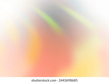 Light Green, Yellow vector abstract blurred template. A completely new color illustration in a bokeh style. A completely new template for your design.
