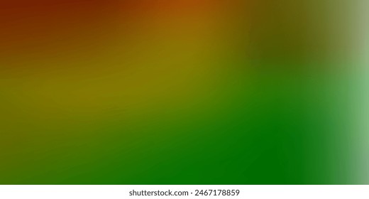 Diseño de desenfoque abstracto de Vector verde claro y amarillo. Ilustración de desenfoque elegante moderna con degradado. Muestra para sus diseños.