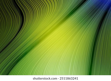 Verde claro, vetor amarelo abstrato plano de fundo borrado. Ilustração colorida em estilo abstrato com gradiente. Design completamente novo para a sua empresa.