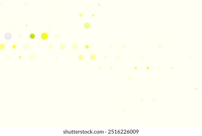 Light Green, Yellow vector Abstract illustration with colored bubbles in nature style. Beautiful colored illustration with blurred circles in nature style. Wallpaper for a cell phone.