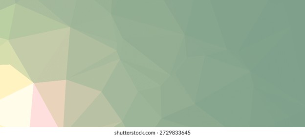 Fondo de mosaico abstracto de Vector amarillo, verde claro. Ilustración poligonal brillante, que consiste en triángulos. Plantilla para los fondos del teléfono celular.