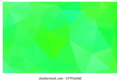 Light Green, Yellow vector abstract textured polygonal background. Blurry triangle design. Pattern can be used for background.
