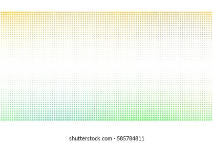 Light Green, Yellow vector abstract pattern with circles. Geometry template for your business design. Background with colored spheres.