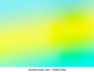 Light Green, Yellow vector abstract blurred background. Blurry abstract design. The textured pattern can be used for background. 