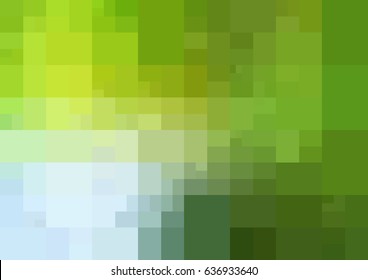 Light Green, Yellow vector abstract textured polygonal background. Blurry rectangle design. Pattern can be used for background.