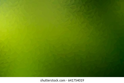 Light Green, Yellow vector abstract colorful background, which consist of triangles. Pattern with colored triangles on white background.
