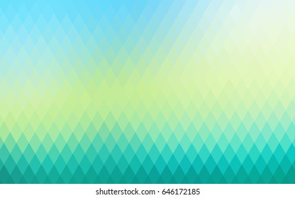 Light Green, Yellow vector abstract textured polygonal background. Blurry rectangular design. The pattern with repeating rectangles can be used for background.