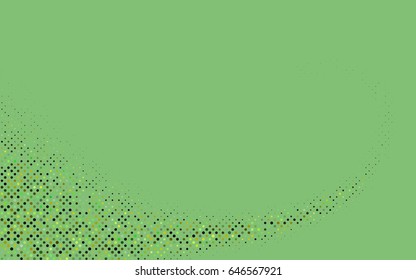 Light Green, Yellow vector abstract pattern with circles. Geometry template for your business design. Background with colored spheres.