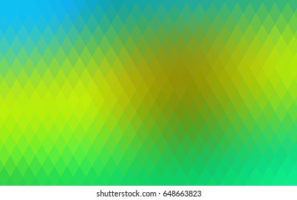 Light Green, Yellow vector abstract textured polygonal background. Blurry rectangular design. The pattern with repeating rectangles can be used for background.