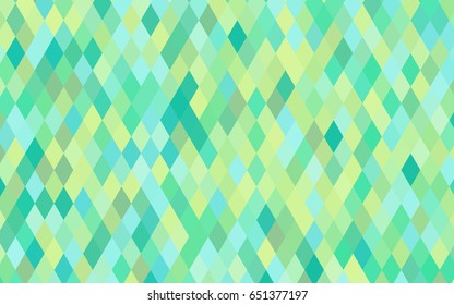 Light Green, Yellow vector abstract polygonal template. Triangular geometric sample with gradient.  Triangular pattern for your business design.