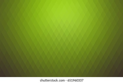 Light Green, Yellow vector abstract textured polygonal background. Blurry rectangular design. The pattern with repeating rectangles can be used for background.