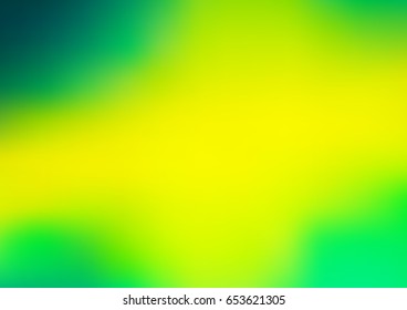 Light Green, Yellow vector abstract bright background. Brand-new colored illustration in blurry style with gradient. The completely new template can be used for your brand book.