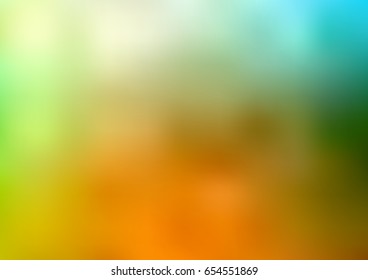 Light Green, Yellow vector abstract blurred background. Modern geometrical abstract illustration with gradient. The template can be used as a background of a cell phone.