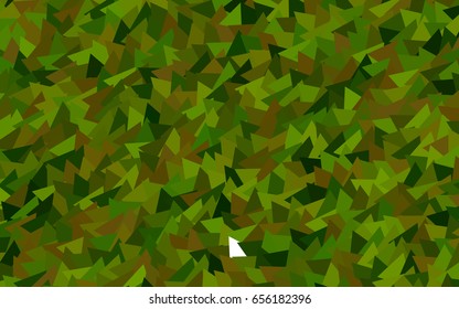Light Green, Yellow vector abstract colorful background, which consist of triangles. Pattern with colored triangles on white background.