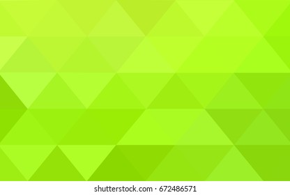 Light Green, Yellow vector abstract textured polygonal background. Blurry triangle design. Pattern can be used for background.