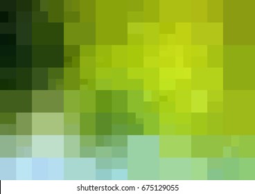 Light Green, Yellow vector abstract textured polygonal background. Blurry rectangle design. Pattern can be used for background.