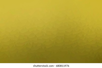 Light Green, Yellow vector abstract colorful background, which consist of triangles. Pattern with colored triangles on white background.