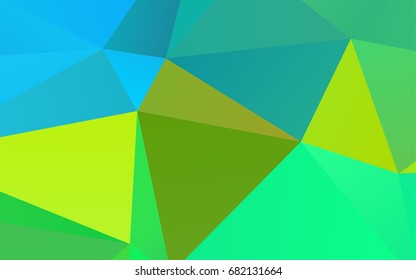 Light Green, Yellow vector abstract mosaic background. Glitter abstract illustration with an elegant design. A completely new design for your business.