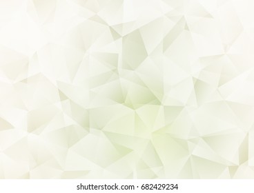 Light Green, Yellow vector abstract polygonal background. Creative illustration in halftone style with gradient. Brand-new design for your business.