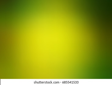Light Green, Yellow vector abstract blurred pattern. A completely new color illustration in a vague style. The best blurred design for your business.