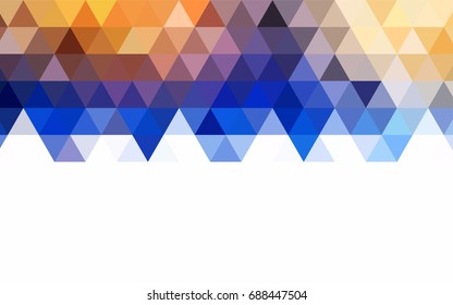 Light Green, Yellow vector abstract polygonal background. Creative illustration in halftone style with gradient. A new texture for your design.