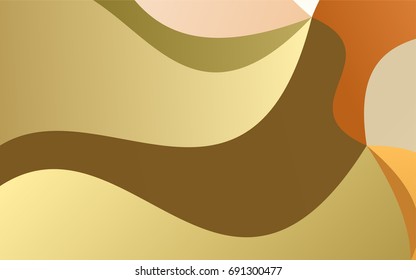 Light Green, Yellow vector abstract cambered background. A completely new color illustration in a vague style. The completely new template can be used for your brand book.