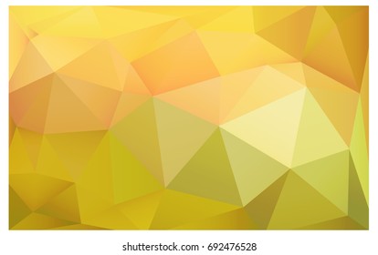 Light Green, Yellow vector abstract textured polygonal background. Blurry triangle design. Pattern can be used for background.