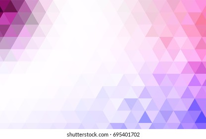 Light Green, Yellow vector abstract polygonal template. Colorful illustration in abstract style with gradient. The best triangular design for your business.