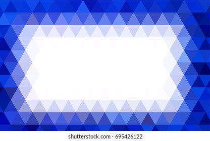 Light Green, Yellow vector abstract polygonal background. Triangular geometric sample with gradient.  Brand-new style for your business design.