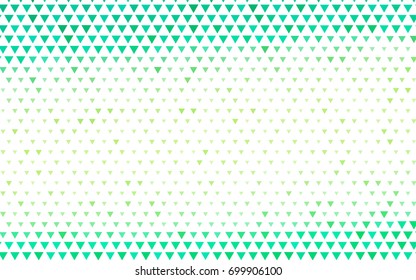 Light Green, Yellow vector abstract colorful background, which consist of triangles. Pattern with colored triangles on white background.