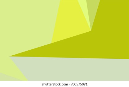 Light Green, Yellow vector abstract mosaic template. Modern geometrical abstract illustration with gradient. The polygonal design can be used for your web site.