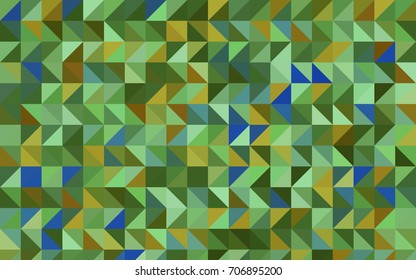 Light Green, Yellow vector abstract polygonal template. Brand-new colored illustration in blurry style with gradient. The polygonal design can be used for your web site.