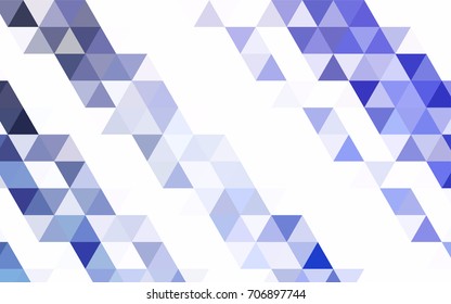 Light Green, Yellow vector abstract mosaic background. Triangular geometric sample with gradient.  The best triangular design for your business.